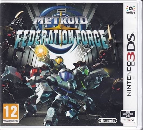 Metroid Prime - Federation Force - Nintendo 3DS Spil (B Grade) (Genbrug)